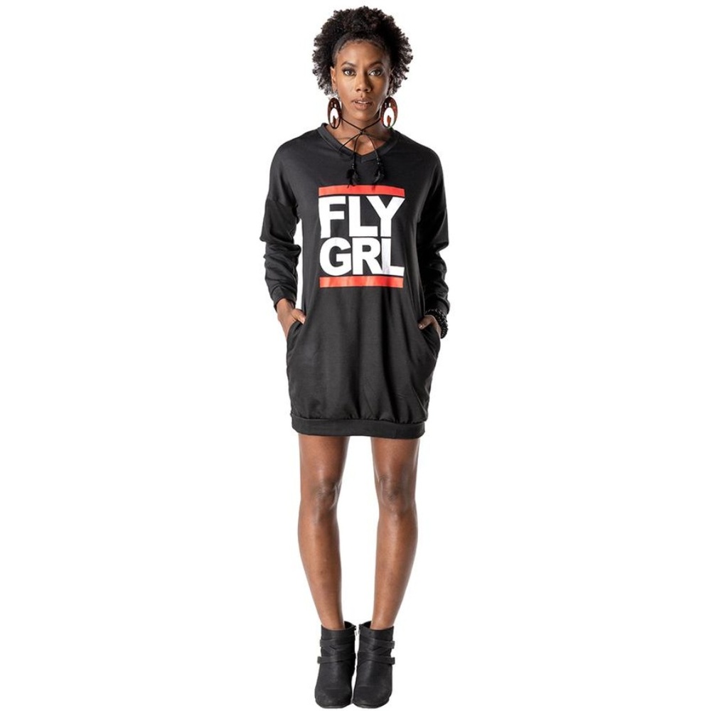 Fly Girl Sweatshirt Dress